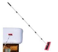 Générique Snow Rake for Roof - Telescopic Scratch-Proof - Snow Scraper for House and Car Roof, for Owners Adults Drivers Solar Panels Driveway Car