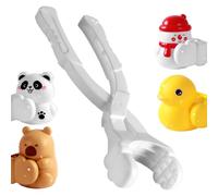 Générique Snowman Ball Maker for,Capybara Cartoon Fun Game with Clamp,Snow Ball Making Tool - for Winter Outdoor Activities Home Parties
