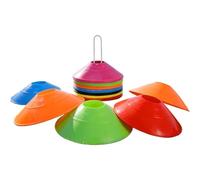 Générique Soccer Cones - 7.48 inch Training Markers Sports Equipment | PE Plaśtic Drill Space Discs - Agile Football Field Accessories Set Helps Boost Kids Practice