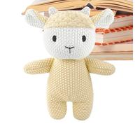 Générique Soft animal plush toys, cuddly soft cuddly toy to take away, crocheted plush toy, for friends, colleagues, birthday, party, home, travel, new year, bedroom