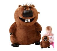 Générique Soft Plush Animal, Cuddly Pillow, Plush Beavers Pillow, Plush Pillow for Boys and Girls, Room Decoration for the Home
