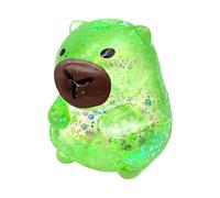 Générique Soft Squeeze Soft Plush Rubber Capybara Slow Rising Relaxing Toy for Travel Home Outdoor School
