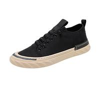 Générique Soft trainer, women's comfort hiking shoes, lightweight, urban casual shoes, comfort without laces, leisure, trainers, lightweight, sport, fitness, business sneaker, Black, 7 UK