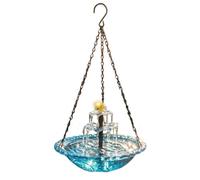 Générique Solar Bird Bath | Garden Bird Bath Container - Decorative Bird Bath | for Amateur Gardeners, Owners, Backyard, Balcony, Deck, Yard, Park,