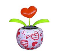 Générique Solar Dancing Flowers, Solar Powered Dancing Flowers, Cute Solar Powered Flowers, Moving Head Car Decoration in Colorful Pots | Solar Powered for Windows Decoration