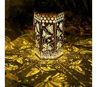 Générique Solar Garden Lighting | Weatherproof LED Lanterns - Standalone Outdoor Light | For Path, Patio, Garage, Yard, Porch, Balcony, Farm