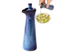 Générique Soy Sauce Dispenser - Ceramic 15 x 5 cm | 120 ml Container Japanese Vinegar | Verbose Olive Oil Bottle for Kitchen Syrup Condiment Seasoning Honey Pantry Countertop Home