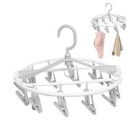 Générique Space Saving Clothes Dryer - 360° Rotatable Windproof Hooks, Portable Drip Drying Rack, Foldable Hanger, Wash Station, Compact Travel Organizer | for Clothes Dryer