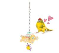 Générique Sparrow Toys | Pet Exercise Accessories, Rotating Wheel Shape Parrot Chew Toy for Cockatiels, Mandarin Diamonds, Lovebirds, Macaws