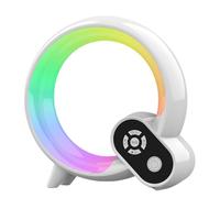 Générique Speaker with LED Lighting - Multi-Color Changing Lamp | Bedside Lamp and Mobile Sound Multifunction | for Adults at Home in the Office in the Living Room Bedroom or