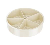 Générique Spinner for Snacks | Rotating Tray with 5 Compartments for Vegetables - Rotating Tray for Vegetables - for Christmas Picnics Camping Thanksgiving Travel