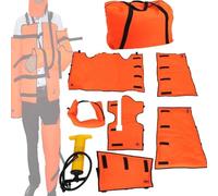 Générique Splint First Aid Inflatable Inflatable 7pcs, PVC, Handbag, Radiography, Fixed Stand, Strong Rolling Capacity, Easy to Carry