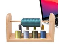 Générique Spool Holder, Wooden Thread Rack Stand Organizer, Yarn Ball Storage Threads for Sewing, Quilting, Embroidery, Crafting, Home Studio, Room, Gift, 10.43 x 4.72 x 5.91 inches