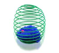 Générique Spring Toys for Kitten | Playful Expandable Spring with Mouse | Indoor Cat Toys | for Training, Mental Stimulation, Scratching, Climbing, Indoor