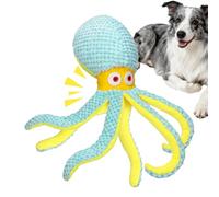 Générique Squeakers for Dogs Sound Teething Dog Octopus Shape | Squeaky Puppy Teething Toy for Exercise Enrichment Home Indoor Outdoor Apartment Garden
