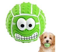 Générique Squeaky Dog Ball - Latex Dog Ball with Smiling Face, Reusable and Fun | Interactive Squeaky for Puppies, Small and Medium Dogs, Kittens, Ball