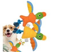 Générique Squeaky Dog Toys, 2 Pieces Bird Chew Toys | Incredibles for Chewing Interactive Stress Reliever with Cotton and Bow