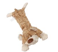 Générique Squeaky Plush Bear Toy for Dogs, Soft Dog Chewing Toy, Indestructible Pet Teething Midget, Interactive Biting Doll for Medium Dogs, Robust and Durable, 8 Inches, Brown, 1 Piece