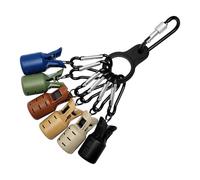 Générique Squid Hook Protector Case, Squid Hooks Protection Caps, High Strength Safety Cover, 1.77 x 0.79 inches, Lure Bait Guard, Fishing Tackle for Adults, Enthusiasts, Beginners, Multicolored, Se