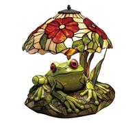 Générique Stained Glass Lamp, LED Reading Light Home Decoration | Tinted Glass Mood Night Light - For Children's Room, Desk, Bedside Table, Kitchen Worktop, Kitchen Space