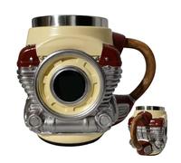 Générique Stainless Steel Coffee Mug | 3D Cups - Tea Mug with for Camping, Picnic, Office, Home, Kitchen, Juice, Drinks, Men, Women, Friends, Colleagues