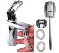 Générique Stainless Steel ECONOMISEUR Water-Saving Aerator Kitchen Tap for Basin, Bathroom, Kitchen