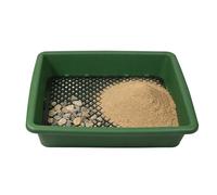 Générique Stainless Steel Precision Stacking Pellet Sieve Pelletizing Basin for Exploration Mining Gardening Pot, Soil, Rocks, Pellets