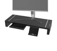 Générique Stand Riser Monitor | Height Adjustable Computer Stand, Foldable 20.47 Inch Adjustable with Drawer Columns for Desktop Printer Table