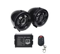 Générique Stereo Speakers for Motorcycles, Stereo Speakers for Motorcycle, Handbar Audio for - Audio Amplifier for Electric Bike, Golf Cart, Scooter and Mountain Bike