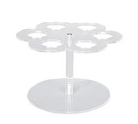 Générique Storage Cartridge Holder - 6 Holes Space Saving Shelf - Round Flavor Cartridge Holder - For Home Kitchen Office Car Table Corner Counter Water Bottle