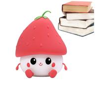 Générique Strawberry Night Light - Dimmable Smart Lamp | Cute Rechargeable and Portable Silicone Touch Lamp for Kids Room