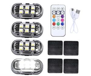 Générique Strobe Light with Remote Control LED 8 Colours | Motorcycle Warning Light Car Decoration for Vehicles, Trucks, SUVs, Motorcycles, Airplanes, Parties, Weddings, Dances