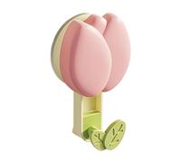 Générique Suction Cup Hooks for Bathroom | Decorative Reusable Cute Floral Pattern | Key Hooks No Drilling | for Kitchen Bathroom Wall Glass Door Window Entrance Mirror