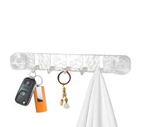 Générique Suction Cup Hooks for Shower, Suction Cup Shower Hooks, Wall Mounted Rotatable Towel Holder without Drilling for Living Room Bathroom Glass Door and Tile Bag Clothes Dress