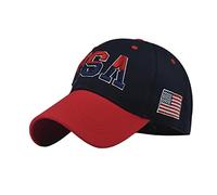Générique Summer Chic Cap Men Women Neutral Summer America Flag Baseball Caps Hat Adjustable Visors Hat Ski Ugly, Marine, One Size