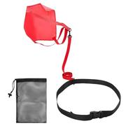 Générique Swim Training Parachute - Drag Trainer, Adjustable Belt Strength Exerciser | Swimming Pool Training Equipment for Adults Children Competitive Practice | Swimming Drag Parachute with Mesh Po
