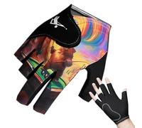 Générique Swimming Pool Right Hand Three s Finger Billiards Breathable Adjustable for Men,Sports Accessories Left/Right Hand