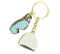 Générique Swimming Theme Keychain - Cute Creative Design | Mini Glasses and Swim Cap for Bag | Souvenir Competition Diving Gift Men Women Sports Accessory