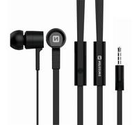 Générique SWISSTEN YS-D2 Headphones with Microphone, Without Volume Control, Black, 2.0, Typ Jack Stopper 3.5 mm