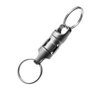 Générique Swivel Keychain, Detachable Backpack Attachment Rings, 0.35 inch Portable Key Ring Clip, Rotating Carabiner, for Men, Women, Authentic Convenient, Key Organization