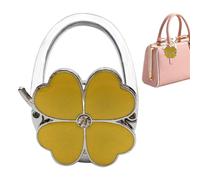 Générique Table Bag Hanger - 11.5x5cm, Zinc Bond, Non-Slip | Compact Desk Bag Holder, Folding Hook for Bags, Umbrellas, Keys, Cups, Backpacks and Accessories