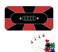 Générique Table Cloth, Poker Table Top | Poker Table Mat 120 x 60 cm, Non-Slip Mat, Mat for Party, Theme Party, Evening