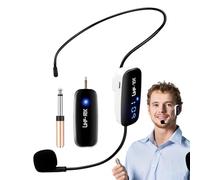 Générique Talking Headphones - Wireless Headset Handheld Microphone 2 in 1 | 165 Feet Range, 8H Working Time, 1/8" Jack Speaker for Karaoke Speaker, PA System