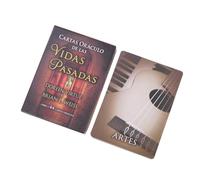 Générique Tarot Card Game, Family Tarot Game - Past Lives Oracle Cards with Clear Printing - Engaging Company, All-Spanish for Insightful Divination