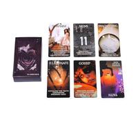 Générique Tarot Cards,Portable Strategic Board Games 78 Pieces,Tarot Playing Card Game - for Women Game, Boys Girls Halloween and Men