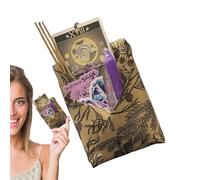 Générique Tarot Deck Set, Beginner-Friendly Cards, Illustrated Divination Tool, Daily Reading Game Kit, Ideal for Home Table Display, Meditation, Journaling, Love, Relationships, Fortune