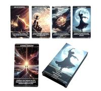 Générique Tarot Game - 36 Portable Table Cards | Oracle Illustrated with Meaning | Life Guide for Holiday Birthday Party Family Meditation Spiritual Divination Esotericism