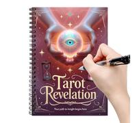 Générique Tarot Journal - A5 Journal Notepad | Tarot Exercise Book 50 Pages for Office Women Men Beginners Learning Halloween Meditation