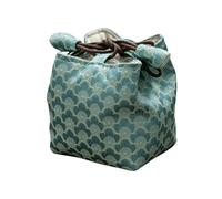 Générique Tea Bag Organizer, Hand Embroidered Fabric Drawstring Pouch, Embroidered Tea Storage Pocket - for Travel Camping Picnic Birthday Party