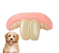 Générique Teeth for Dogs | Funny Silicone Device for Canine Educational Toy Interactive Mental Stimulation Indoor and Outdoor Play Travel Gift for Christmas and Family